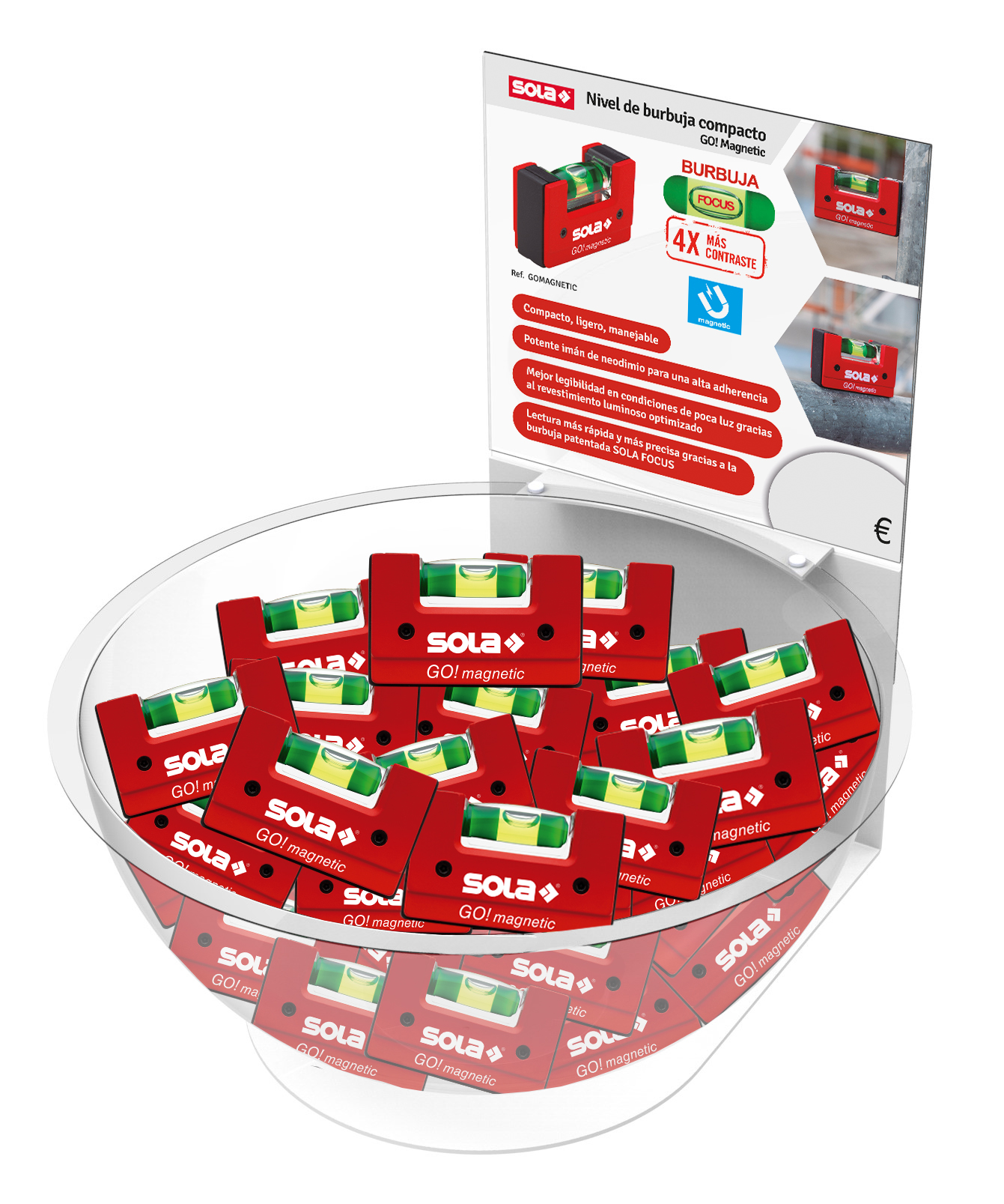 Expositor esférico 30cm GO Magnetic